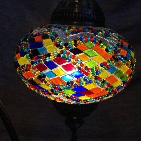 BOSPHORUS Turkish Moroccan Mosaic Lamp - Picture 5 of 7